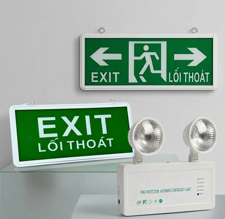 Đèn Exit - Sự cố